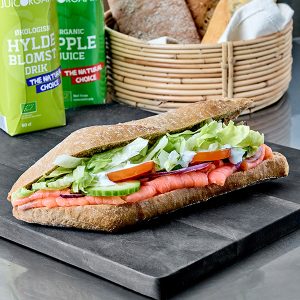 Sandwich med laks