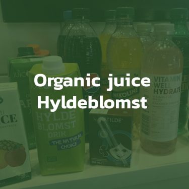 Organic juice med hyldeblomst