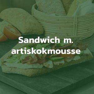 Sandwich med artiskokmousse